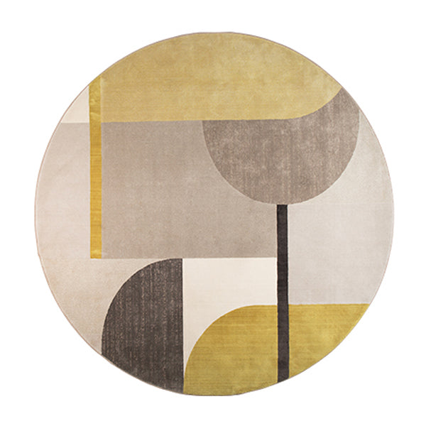 Zuiver Hilton Rug in Yellow and Grey