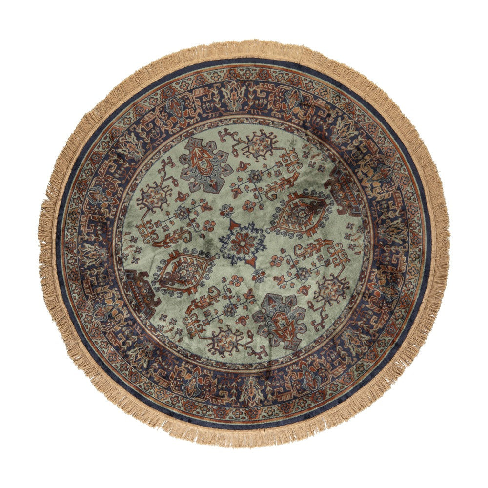 Olivia's Nordic Living Collection - Rayner Round Rug in Green