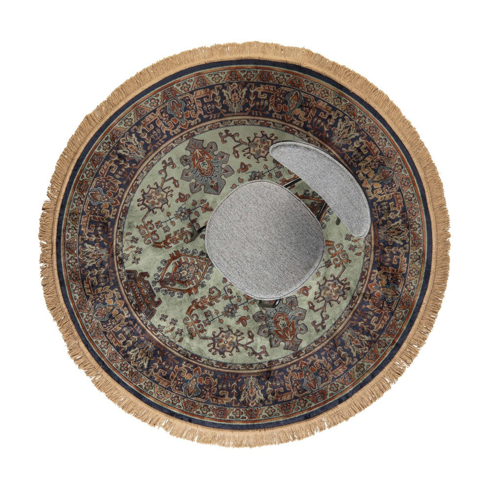 Olivia's Nordic Living Collection - Rayner Round Rug in Green