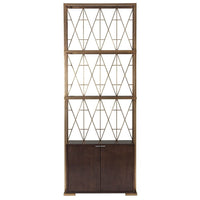 Theodore Alexander Iconic Shelving Unit with Cabinet