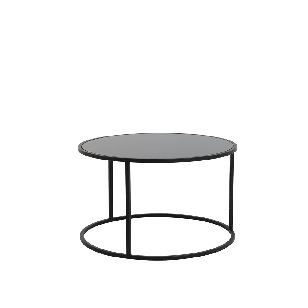 Light & Living Set of 2 Duarte Coffee Table Black