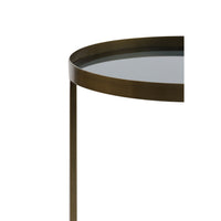 Light & Living Set of 2 Talek Side Table Ant Bronze And Dark Bronze