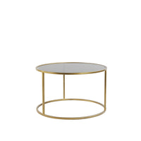 Light & Living Set of 2 Duarte Coffee Table Bronze Gold