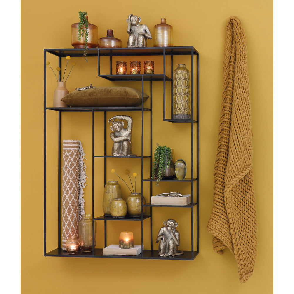 Light & Living Talara Wall Shelving Antique Black