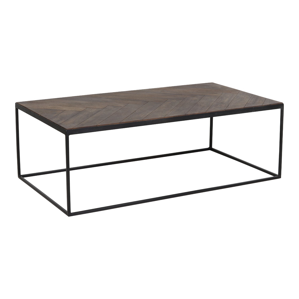 Light & Living Chisa Coffee Table Brown And Black