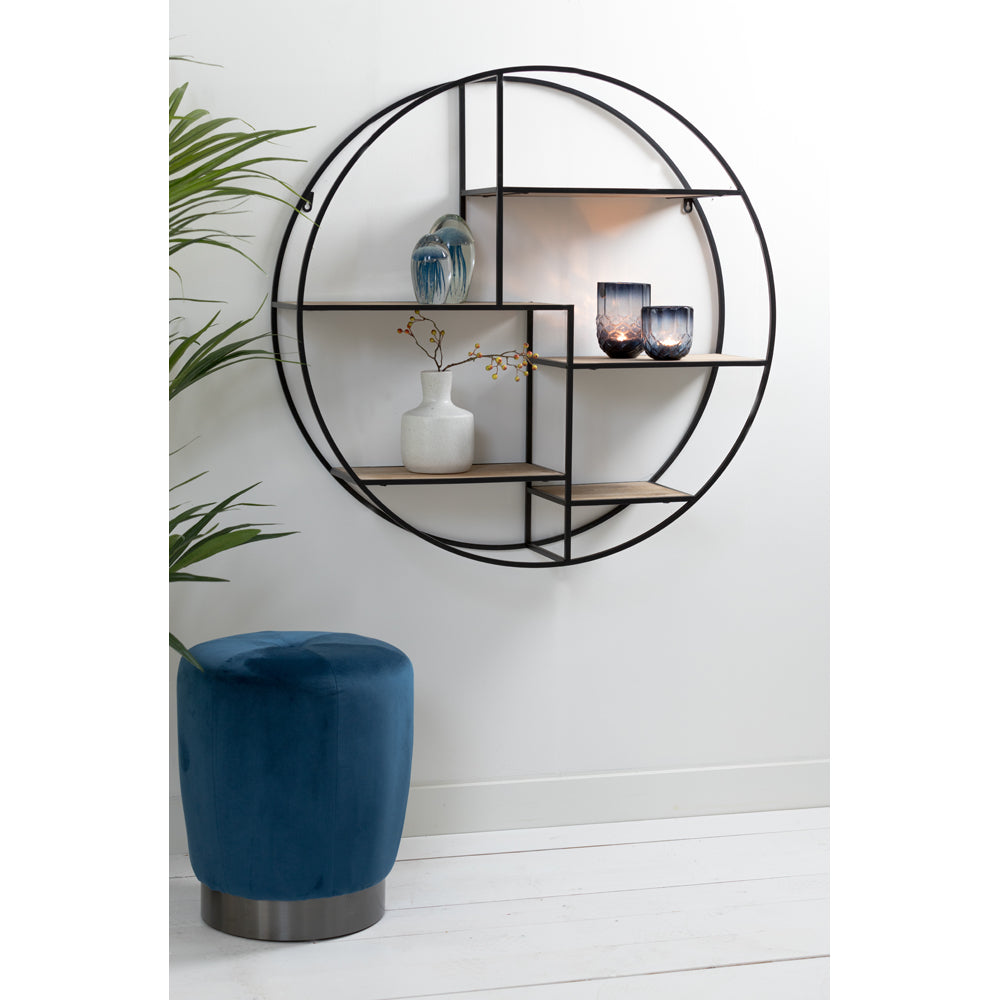 Light & Living Juna Wall Shelving Black