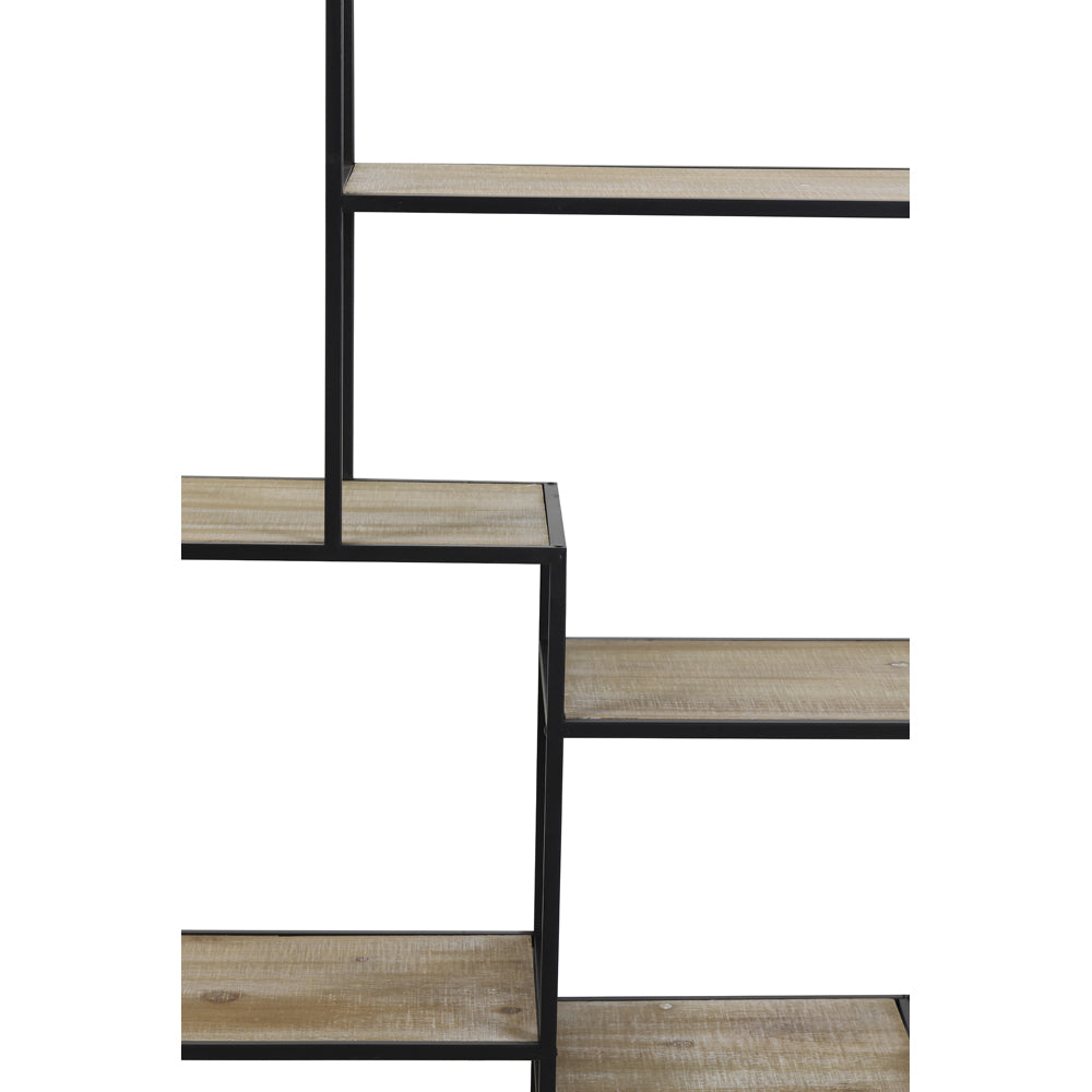 Light & Living Juna Wall Shelving Black