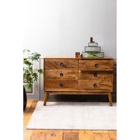 Light & Living Espita 6 Drawer Cabinet Brown