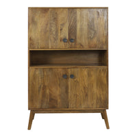 Light & Living Espita Tall Cabinet Brown