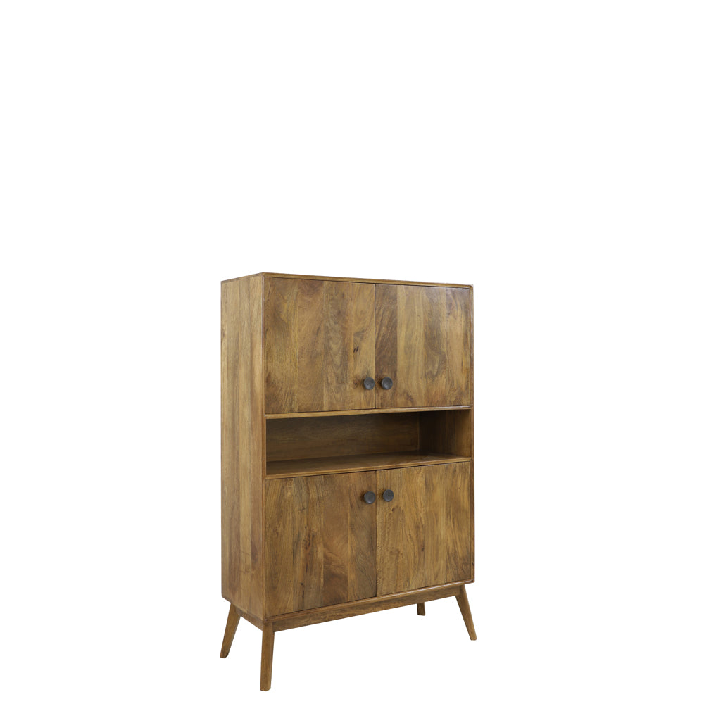 Light & Living Espita Tall Cabinet Brown