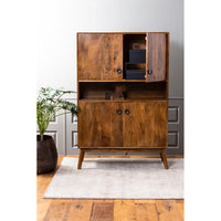 Light & Living Espita Tall Cabinet Brown