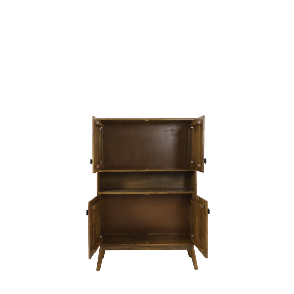 Light & Living Espita Tall Cabinet Brown