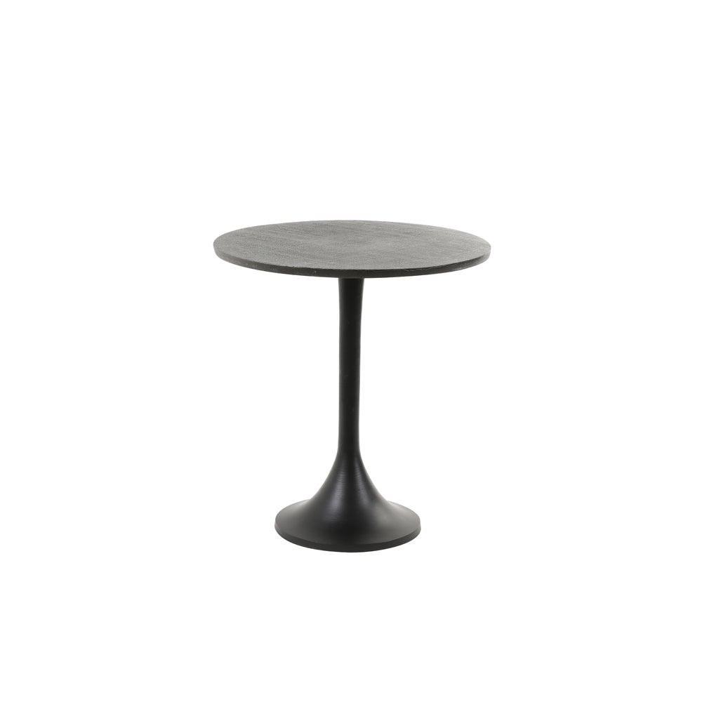 Light & Living Rickerd High Side Table Antique Black