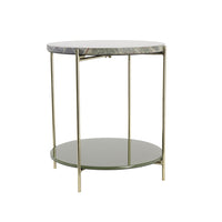 Light & Living Set of 2 Besot Side Table Green