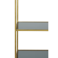 Light & Living Mariki 5 Layer Wide Display Cabinet Gold