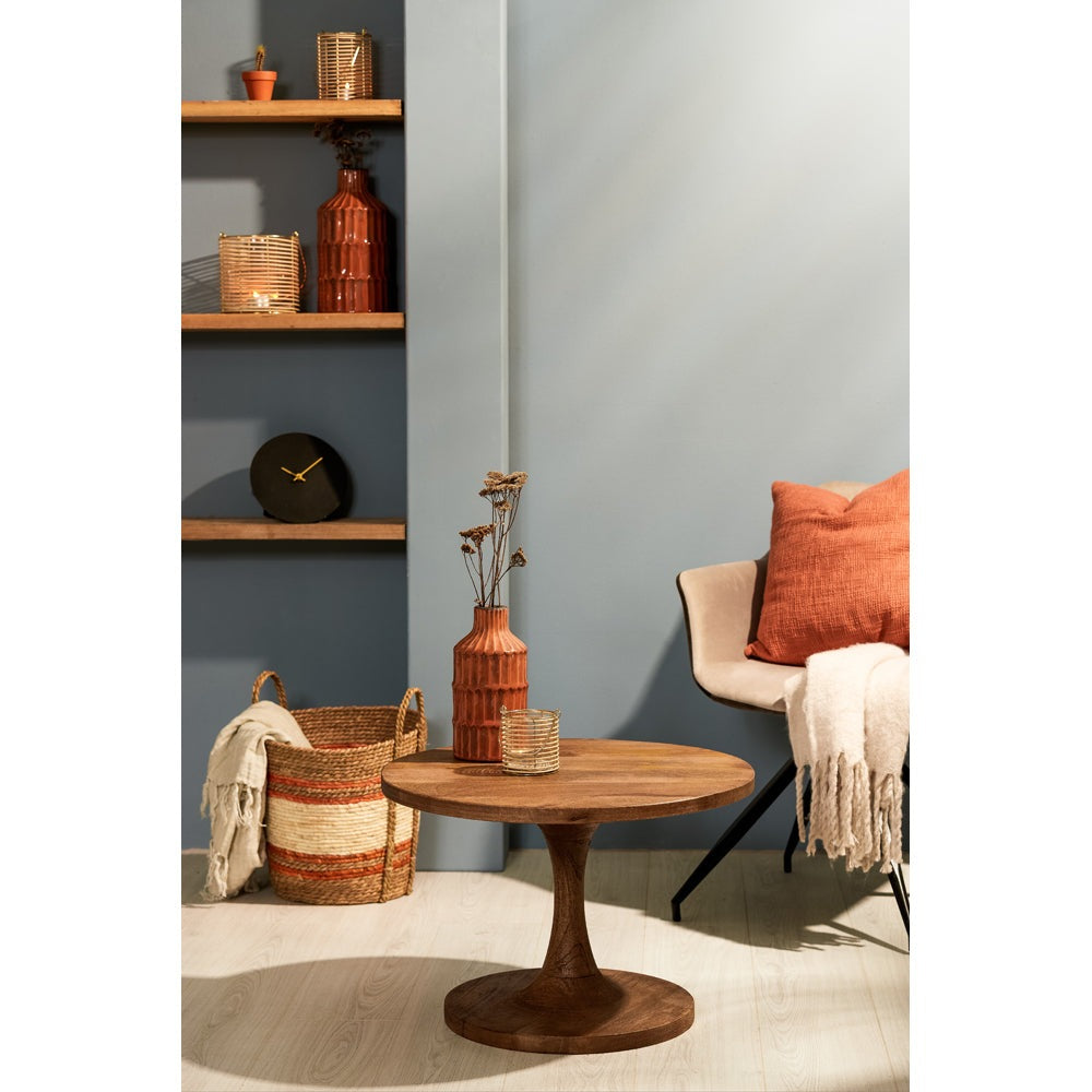 Light & Living Bicaba Side Table Matt Dark Brown