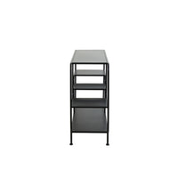 Light & Living Winston Wide Display Cabinet Black