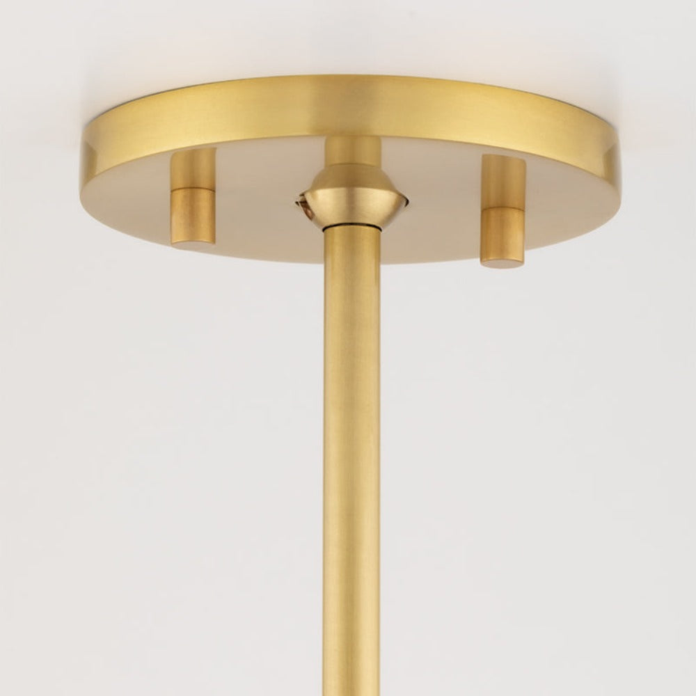 Hudson Valley Lighting Zara 5 Light Island Light in Aged Brass