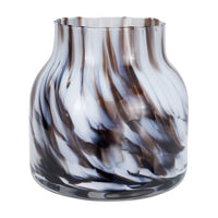 Olivia's Stewart Tortoise Shell Short Glass Vase