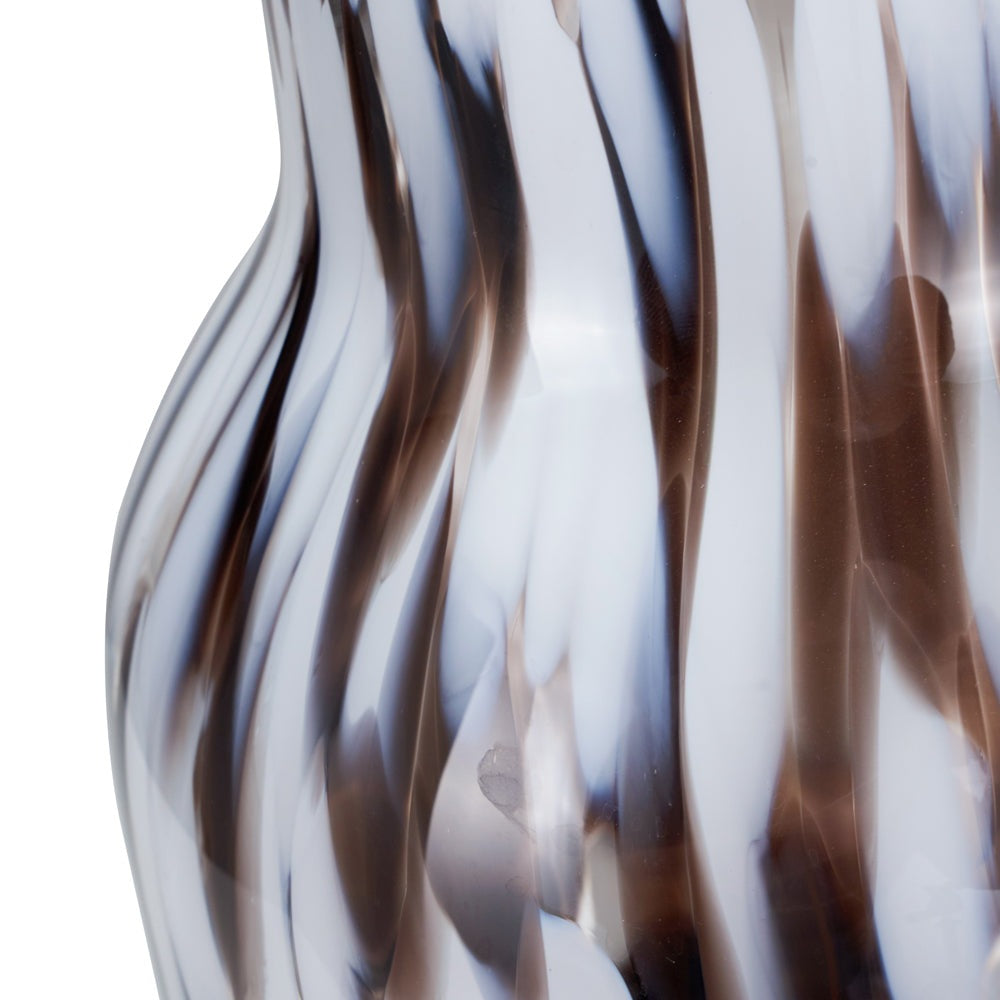 Olivia's Stewart Tortoise Shell Tall Glass Vase