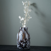 Olivia's Stewart Tortoise Shell Tall Glass Vase