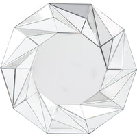 Libra Interiors Tessellated Geometric Wall Mirror