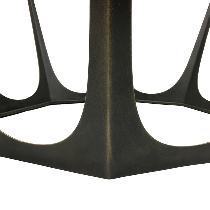 Catalan Octagon Coffee Table - Bronze & Glass Libra 6