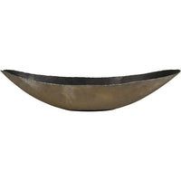 Libra Interiors Molten Metal Ellipse Bowl