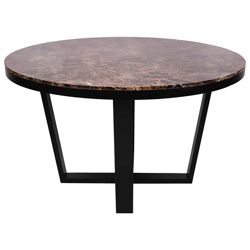 Richmond Dalton 4 Seater Round Dining Table in Brown