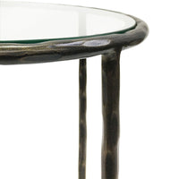 Libra Interiors Patterdale Side Table Dark Bronze Finish