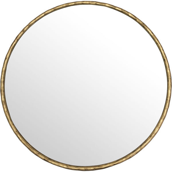  Libra-Libra Luxurious Glamour Collection - Patterdale Wall Mirror Aged Champagne Finish-Gold 293 