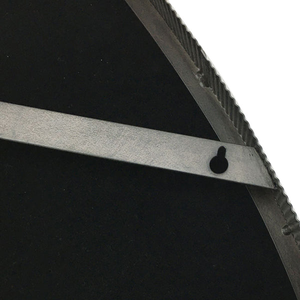 Organic Metal Framed Wall Mirror - Oak Wood Finish Libra 9