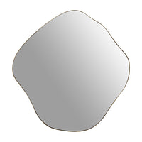 Libra Interiors Organic Wall Mirror Aged Champagne