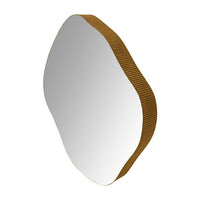 Libra Interiors Organic Wall Mirror Aged Champagne