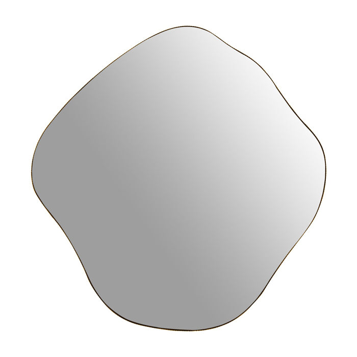 Libra Luxurious Glamour Collection - Organic Wall Mirror Aged Champagne