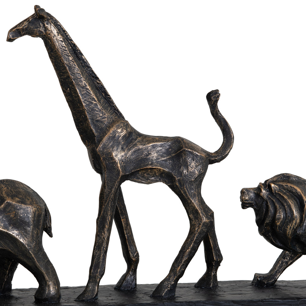 Libra Interiors Bronze Safari Sculpture