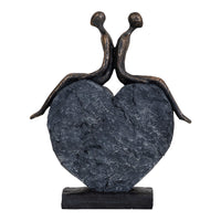 Libra Interiors Couple's Love Heart Sculpture