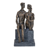 Libra Interiors Bronze Blocks Couple