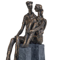 Libra Interiors Bronze Blocks Couple