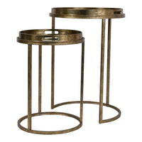 Libra Interiors Constellation Map Set Of Two Side Tables