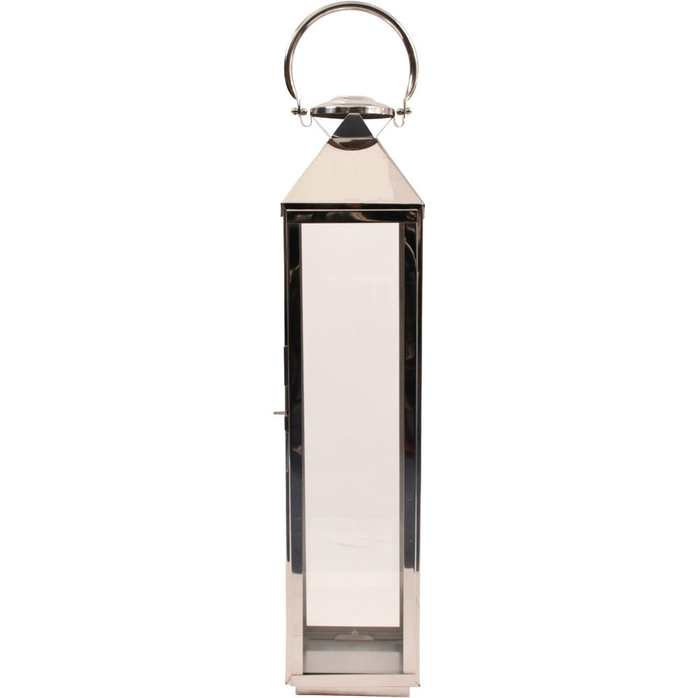 Libra Interiors Iconic Brompton Short Lantern Polished Nickel