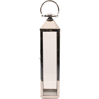 Libra Interiors Iconic Brompton Short Lantern Polished Nickel