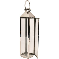 Libra Interiors Iconic Brompton Short Lantern Polished Nickel