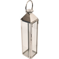 Libra Interiors Iconic Brompton Tall Lantern Polished Nickel