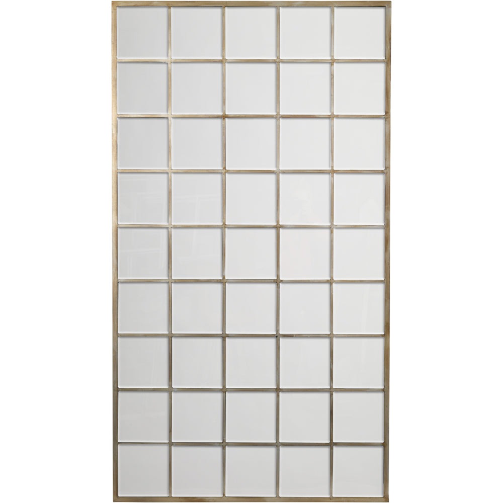 Libra Interiors Blakely Floor Standing Leaning Mirror Gold 100 x 180cm