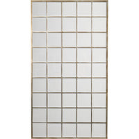 Libra Interiors Blakely Floor Standing Leaning Mirror Gold 100 x 180cm