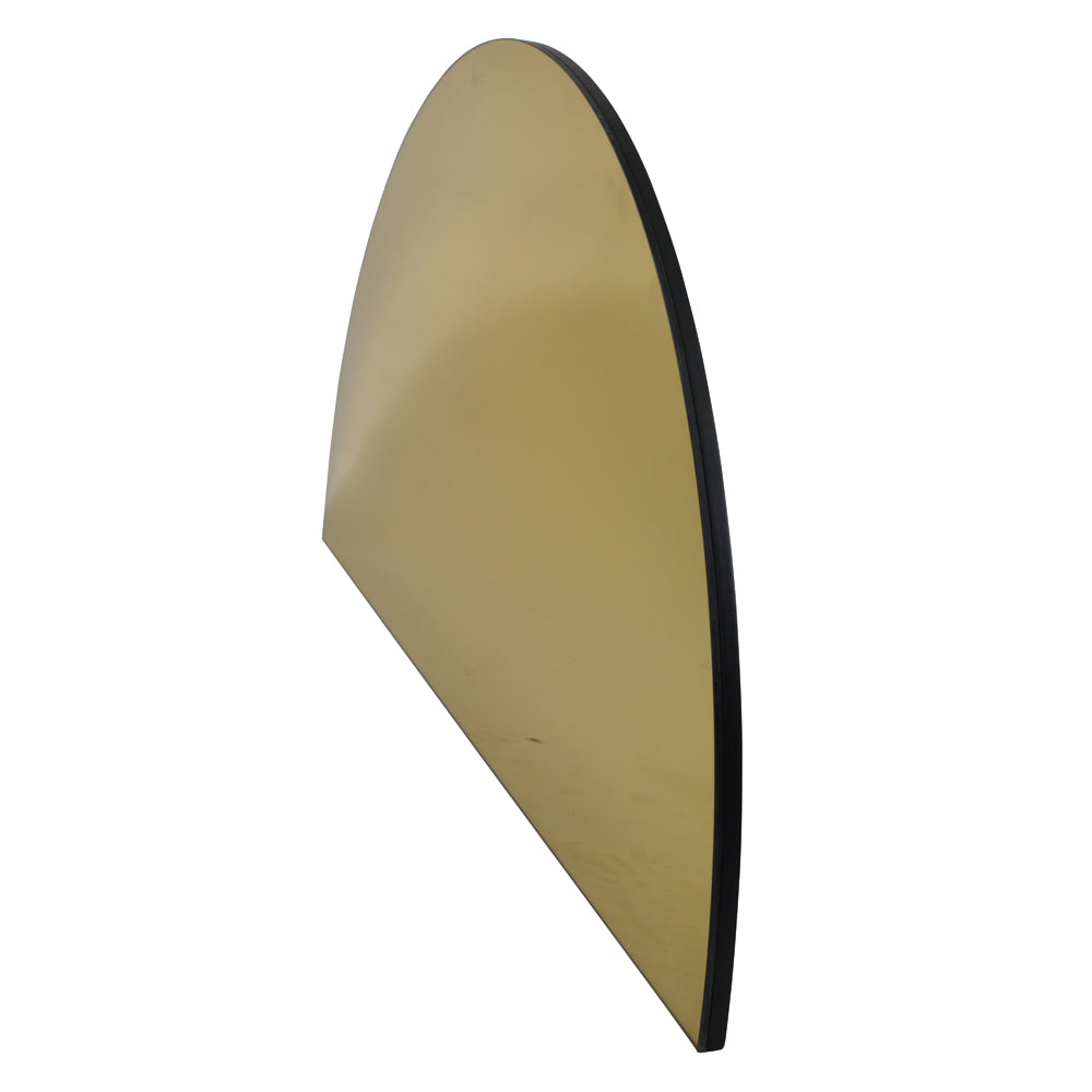 Libra Interiors Half Moon Wall Mirror Gold