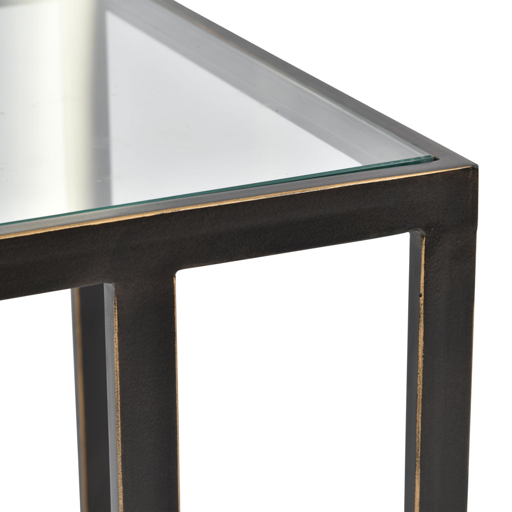Libra Interiors Deveraux Side Table Bronze