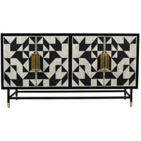 Libra Interiors Wolseley Buffet Cabinet in Black