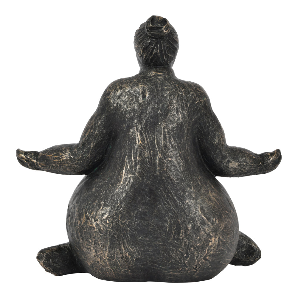 Libra Interiors Freya Meditating Feminine Form Resin Sculpture